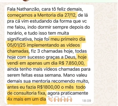 Ganhou em UM dia 4X mais do que ganhava  por mês com consultoria online