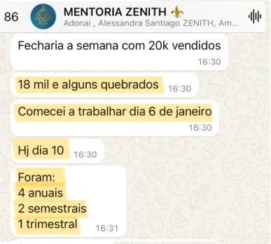Ganhou R$ 18 mil na primeira semana de trabalho em 2025