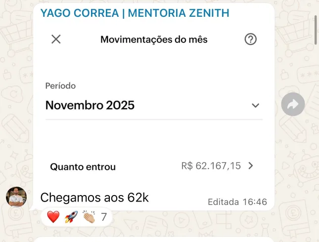 Confira o feedback de nosso aluno