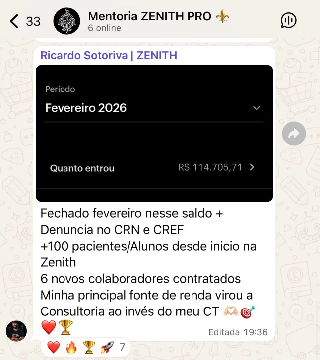 Confira o feedback de nosso aluno